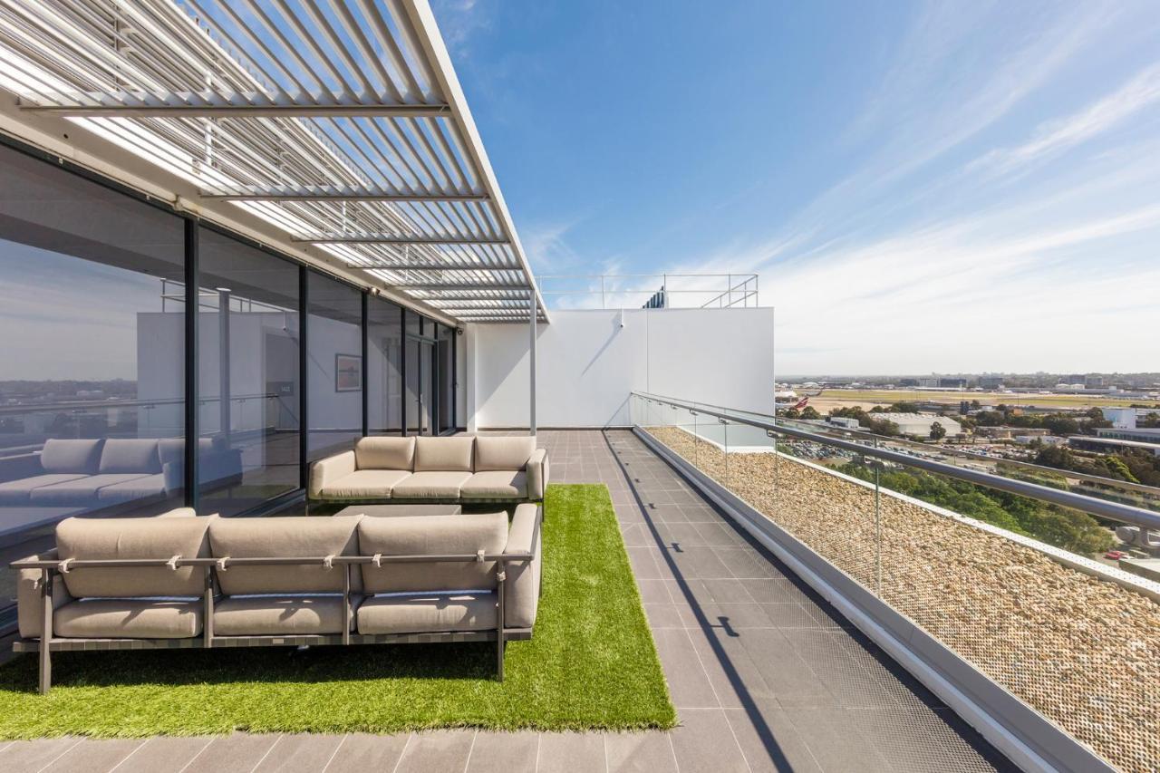 Meriton Suites Mascot Central Сідней Екстер'єр фото Rooftop garden