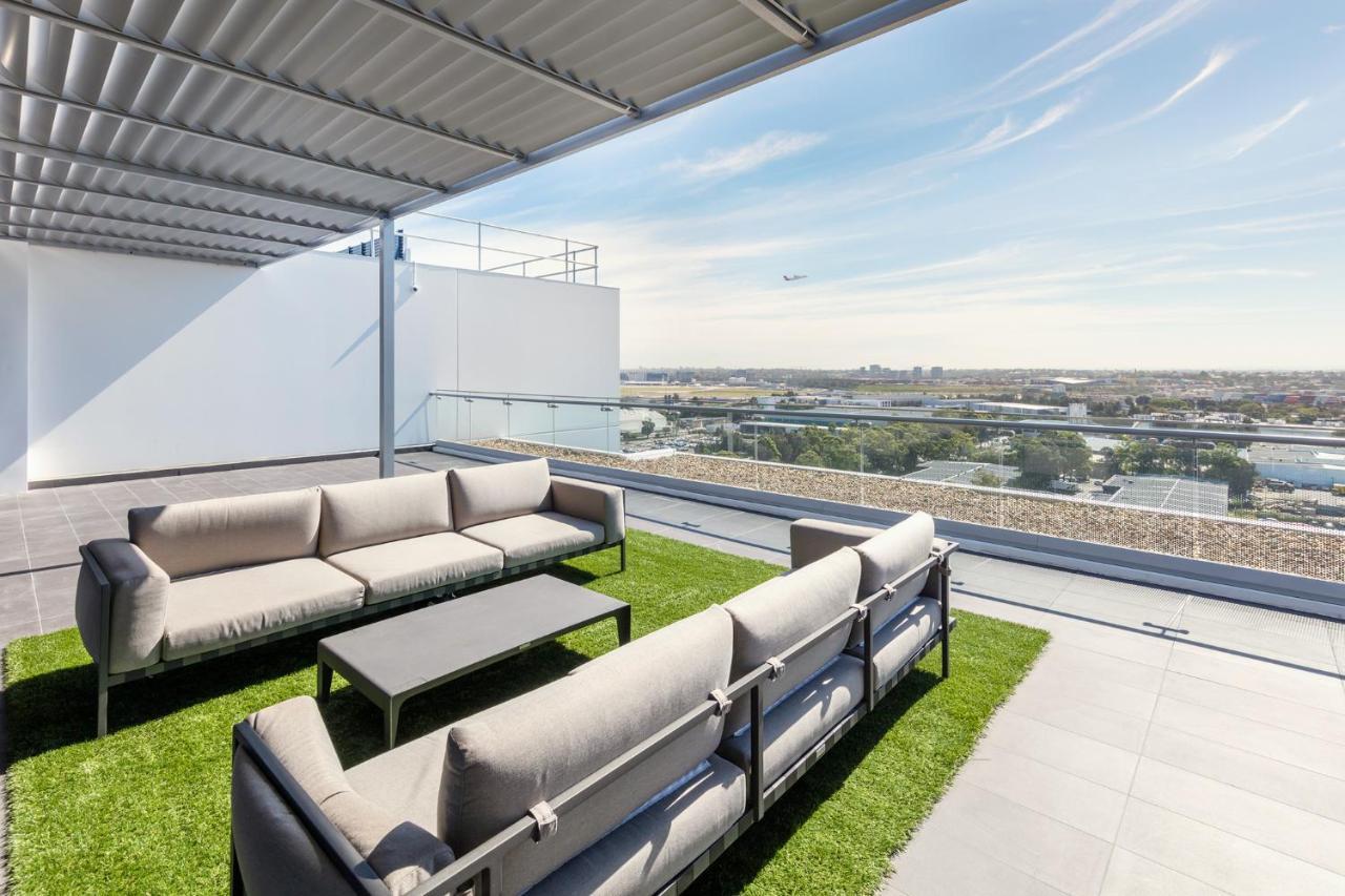 Meriton Suites Mascot Central Сідней Екстер'єр фото Rooftop garden